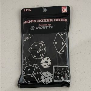 Men's Boxer Brief with Dice Design XL (40-42)